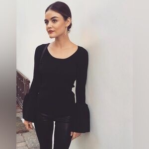 Elizabeth & James Bell Sleeve Knit Top